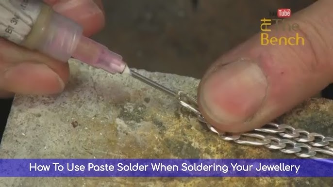 How to Solder Silver (or Gold) with Solder Paste, Strip and Wire demo HD 