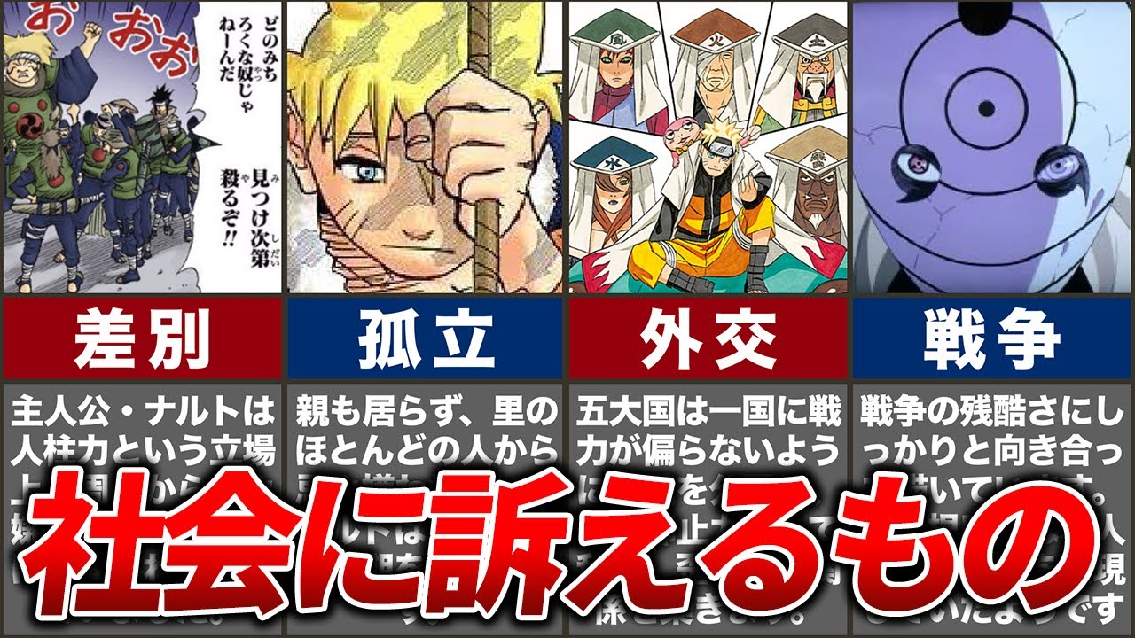 Narutoが描いていた社会問題について ナルト考察 Youtube