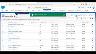 Salesforce List View with Pinned Lists - Spring 19