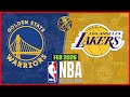 WARRIORS  vs  LAKERS  |  NBA Full Game Highlights  |  lakers vs warriors  | NBA 2K26  |
