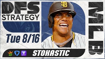 MLB DFS Strategy: Fantasy Baseball Lineups, DraftKings & FanDuel Fantasy Baseball Picks 8/16/22