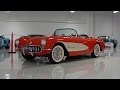 1957 Chevrolet Chevy Corvette Fuel Injection in Red & Engine Sound - My Car Story with Lou Costabile