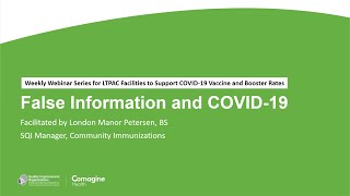 False Information and COVID-19