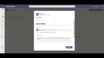 Using Approvals in MS Teams