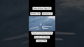 Delta Airlines flight 191 crash on 2nd August 1985 #deltaairlines #planecrash #airdisaster #1985