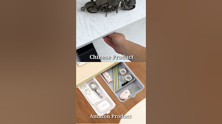 Chinese Product vs Amazon Product | Under table drawer #shorts
