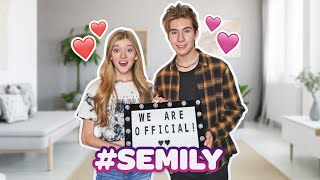 WE'RE DATING **she's my girlfriend** 😃🥰| Semily official? Sawyer Sharbino  emily dobson