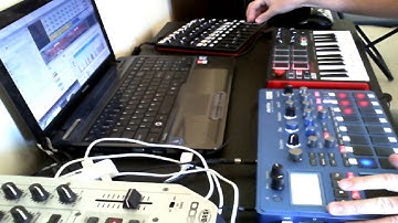 Live Jam #9 - Electribe 2 + Reason + Akai controllers.