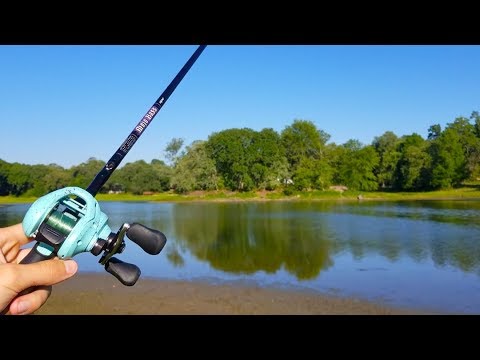 Bank Fishing SMALL LAKE for BIG FISH - YouTube