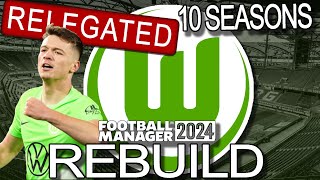 From Bundesliga 2 to the CHAMPIONS of Germany (FULL Wolfsburg Relegation REBUILD)