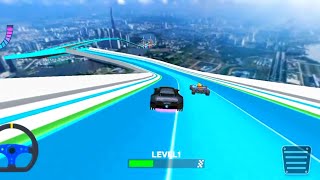 Ramp Racing Car stunt - 3D racing game - Android game play screenshot 5