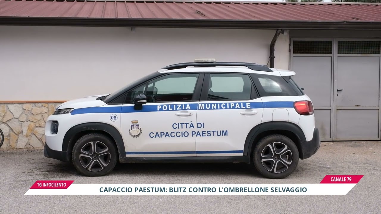 Capaccio Paestum: maxi blitz contro l'ombrellone selvaggio