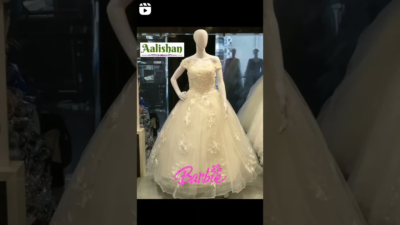 New Trendy Latest Barbie Long Frocks Dresses,Gowns ,Tail Cut,Exclusive  Collection Shop in Hyderabad - YouTube