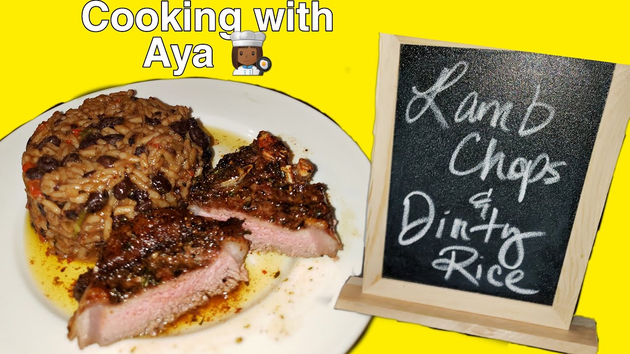 LET'S EAT Dirty Rice with seared Lamb Chops | Cooking with Aya