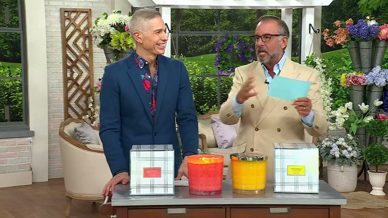 HomeWorx by Slatkin &amp; Co. Luxe Clarendon 80oz Candle on QVC