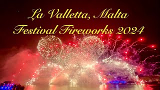 Previo al gran final del Malta International Fireworks Festival 3 de Mayo 2024