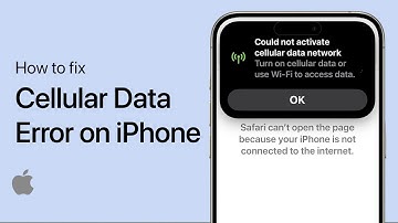 How To Fix “Could Not Activate Cellular Data Network” Error on iPhone