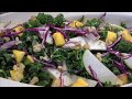 羽衣甘蓝沙拉 好吃 健康 清爽 Healthy Kale Salad【食来不易】