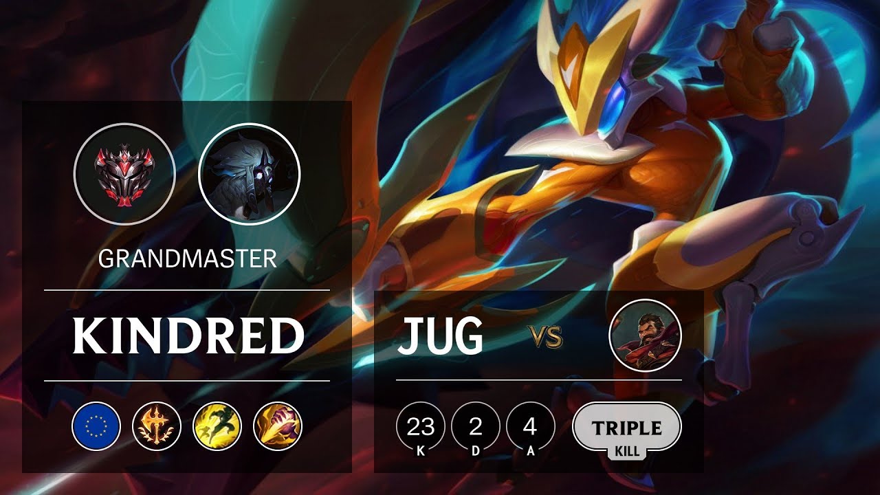 Kindred Jungle vs Graves - EUW Grandmaster Patch 9.9