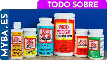 ¿Se puede utilizar Mod Podge sobre pintura acrílica?