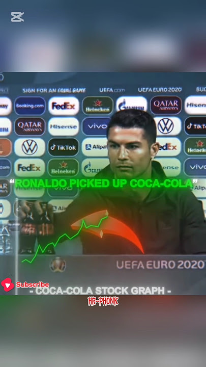 Ronaldo caused Coca-Cola sales to drop📉🥶❤️‍🔥