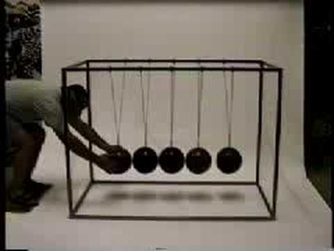 Click Clack Kinetic Sculpture Giant Newton S Cradle Toy With