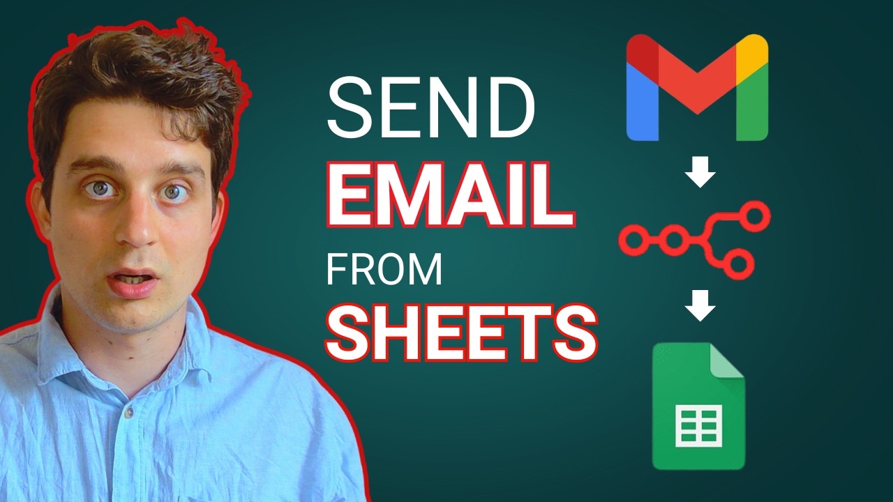 Send Emails From Google Sheets (without any code) - YouTube