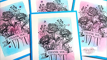 4 Quick and Easy Cards Using the Masking Technique!