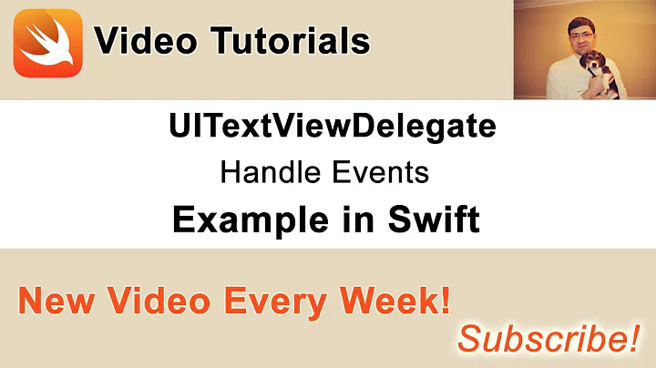 UITextViewDelegate example in Swift