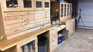 This is the final video of my miter saw build series. In this build I installed the drawer faces, built the cabinet doors, created cubbies 