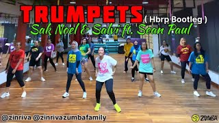 TRUMPETS | Sak Noel & Salvi ft. Sean Paul | Hbrp Bootleg Remix | Zin Riva | Zumba | Dance Fitness