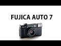fujica auto 7 film camera. point and shoot film camera review