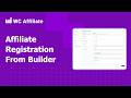 Customize Your Affiliate Registration Form with WC Affiliate | Best WooCommerce Affiliate Plugin