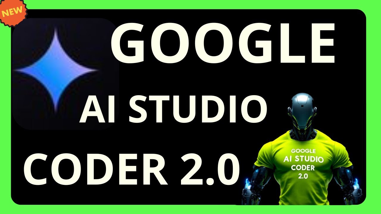 Google AI Studio Coder 2.0, le nouveau Coder gratuit qui permet de créer des applications gratuites.