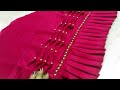 Very easy Beautiful sleeves design on plain fabric making