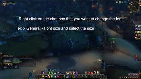 How to change Font size in Wow!