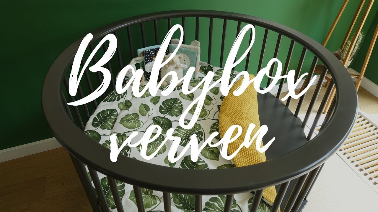 oog alliantie Gunst DIY babybox verven - YouTube