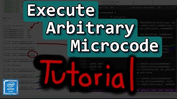 Unlock your CPU and Execute Arbitrary Microcode! Tutorial Introduction
