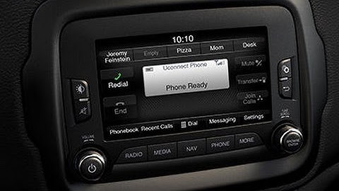 Uconnect® 6 5 Touchscreen Display Overview