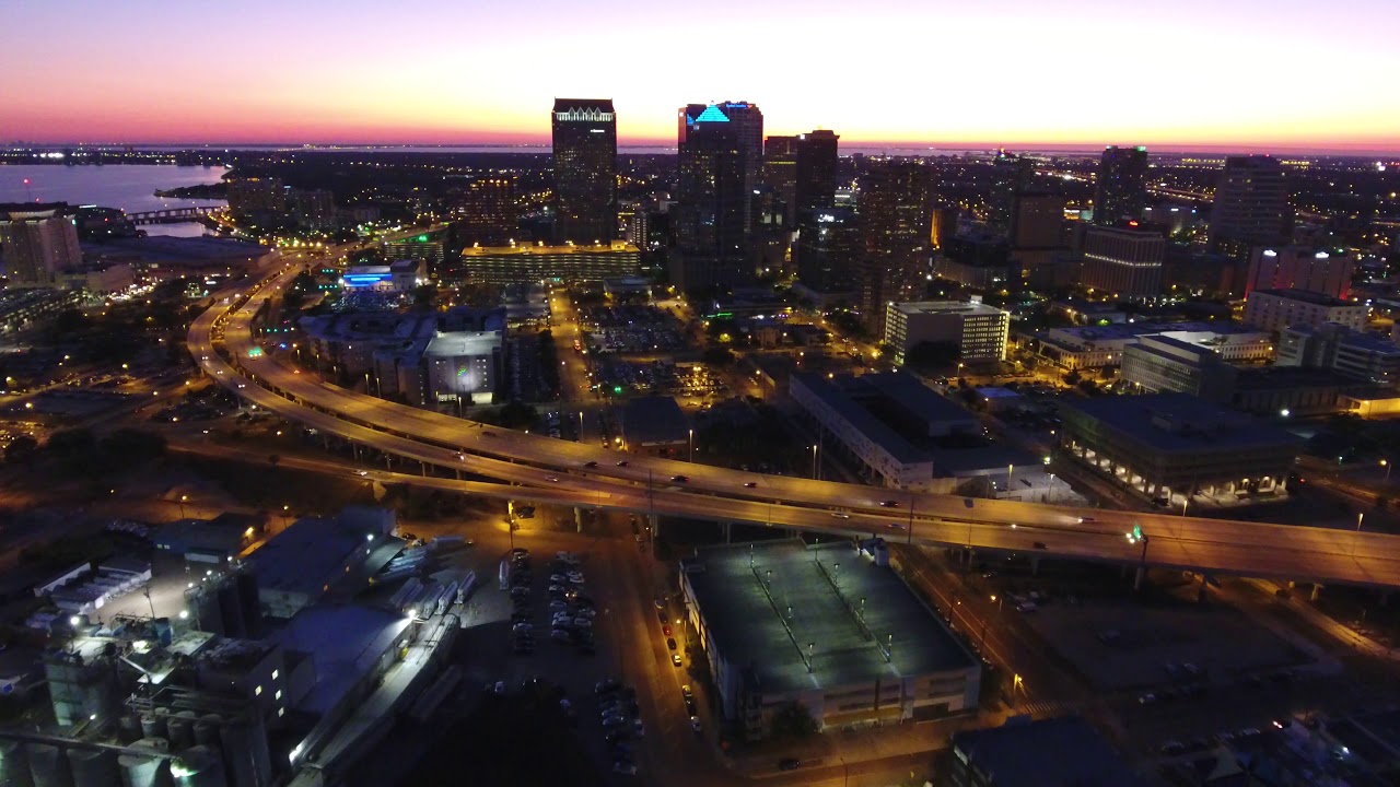 TAMPA Florida USA  Music   Sleeping Lion   Sunset