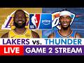 Lakers vs. Thunder Game 2 Live Stream & Highlights 🏀