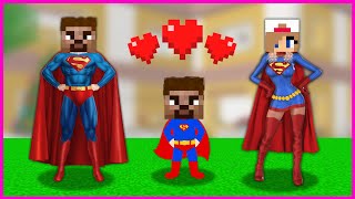 SÜPER KAHRAMANIN BEBEĞİ OLDU! 😍 - Minecraft ZENGİN FAKİR HAYATI