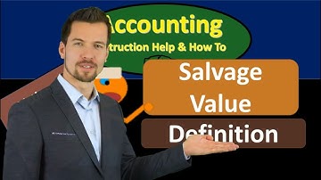 Salvage Value Definition - What is Salvage Value