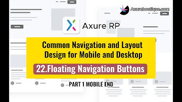 Common Navigation and Layout Design for Mobile and Desktop: 22 Floating Navigation Buttons
