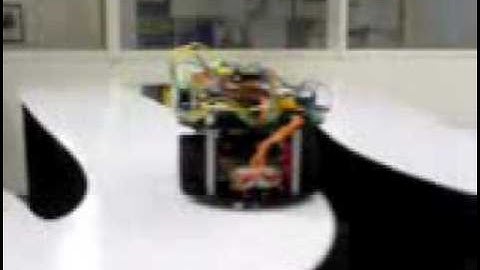 ECE3091 robot navigating the track