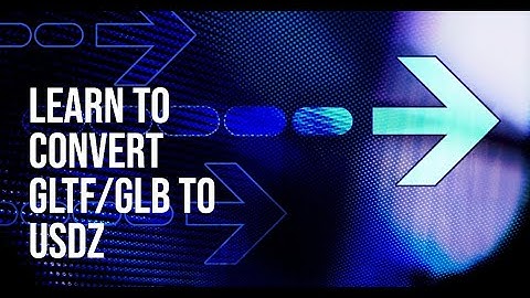 How to convert gltf/glb model to usdz with Blender & Xcode and render it on iOS using SceneKit