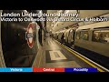 London Underground Journey: Victoria to Oakwood via Oxford Circus &amp; Holborn