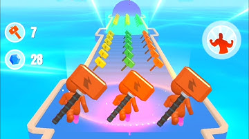 GIANT HAMMER Game All Levels Gameplay Walkthrough New Level 1-2