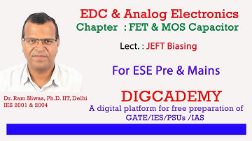 EDC & Analog Electronics Chap 8 MOSFET and FET Biasing L9JFET Biasing