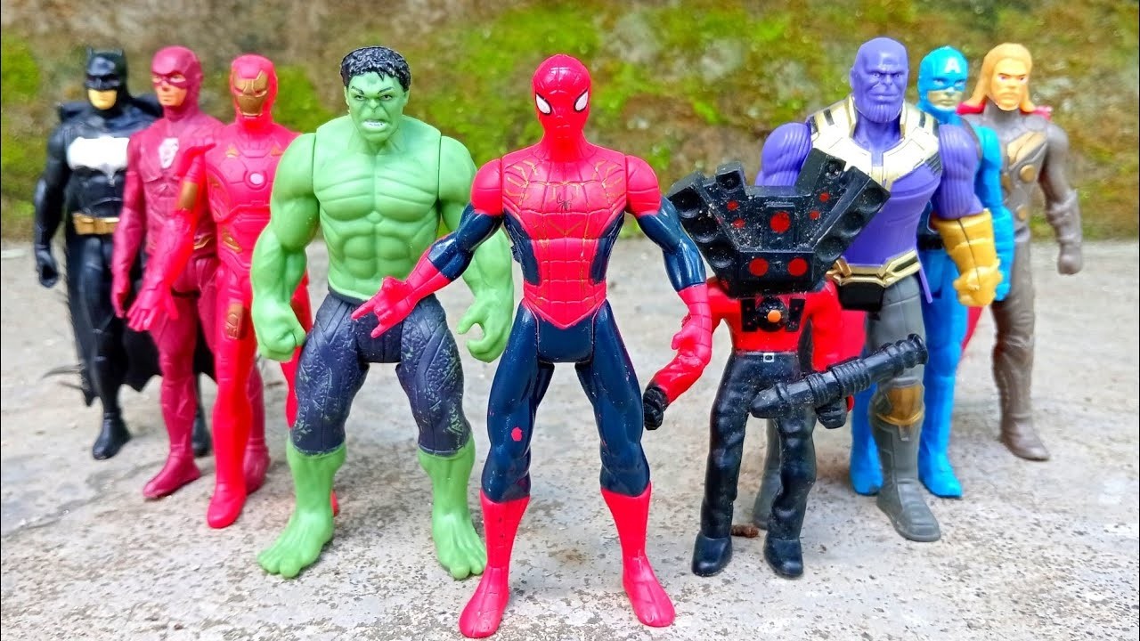 Avengers Superhero Story, Marvel's Spider Man 2, Hulk, Iron Man, Captain America, Venom